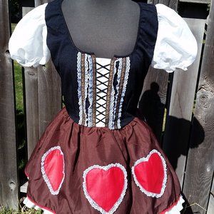 Halloween costume: Oktober Fest German Beer Wench Bavarian Girl , size M